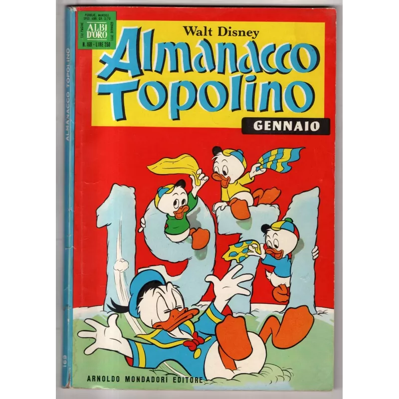ALMANACCO TOPOLINO - N 169 - 1971