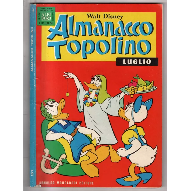 ALMANACCO TOPOLINO - N 187 - 1972