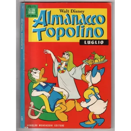 ALMANACCO TOPOLINO - N 187 - 1972