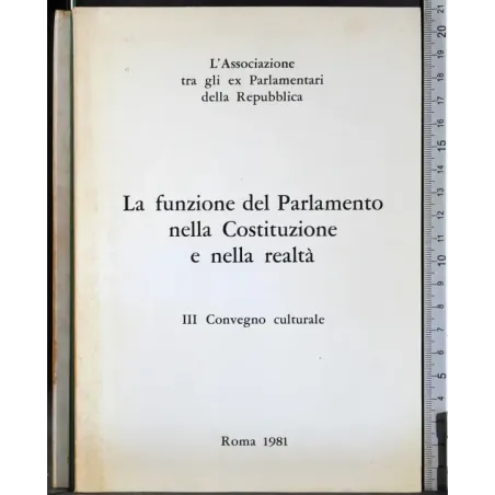 Funzione del Parlamento nella Costituzione e nella realtà