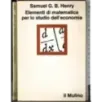 Elementi di matematica per lo studio dell'economia