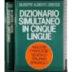 Dizionario simultano in cinque lingue