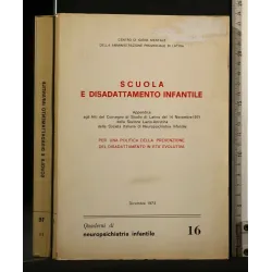 SCUOLA E DISADATTAMENTO INFANTILE