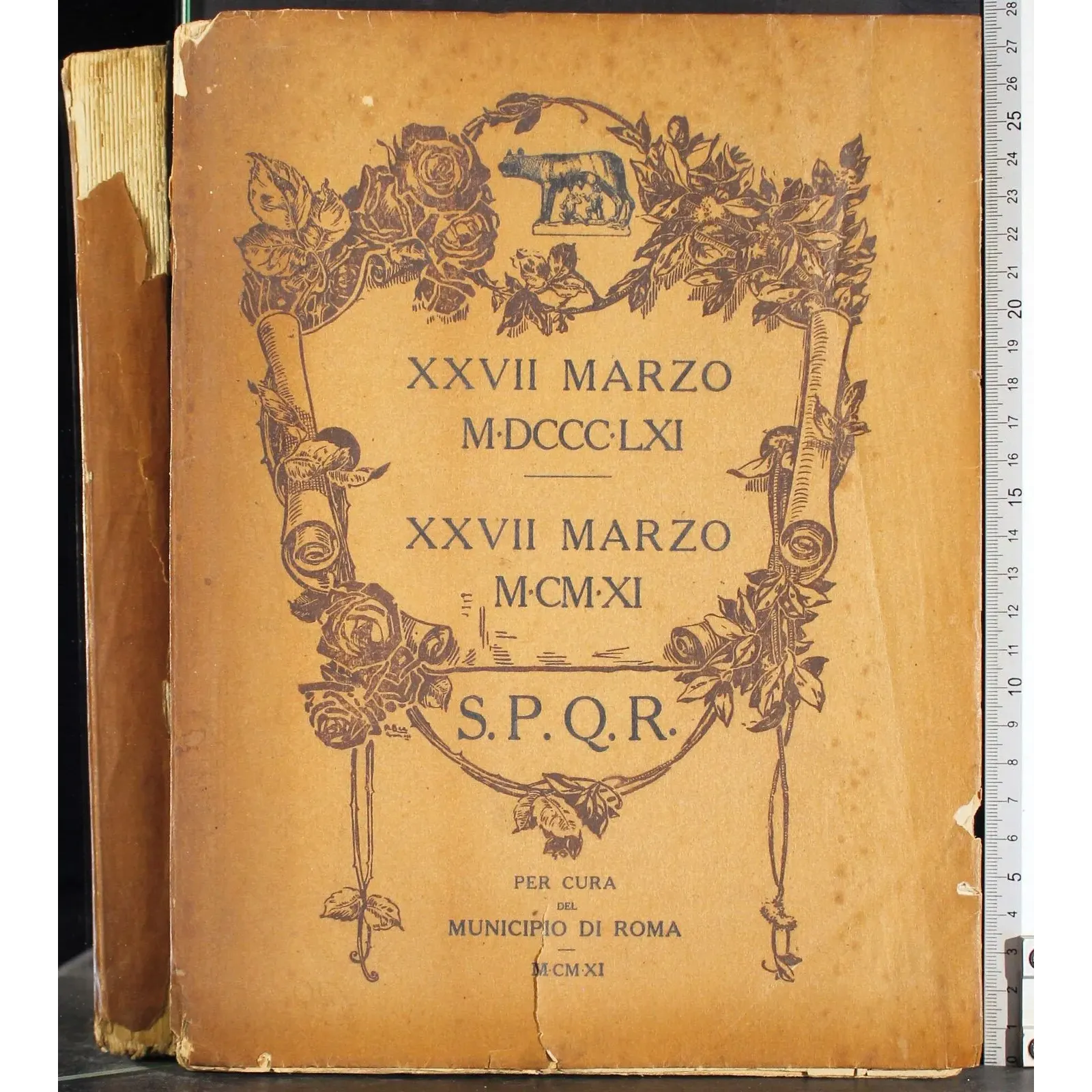 SPQR. XXVII Marzo MDCCCLXI