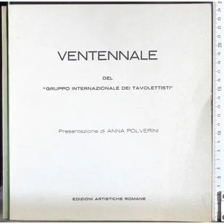 Ventennale del ''gruppo internazione dei tavolettisti''