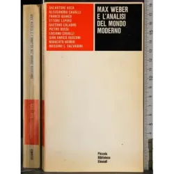 Max Weber e l'analisi del mondo moderno