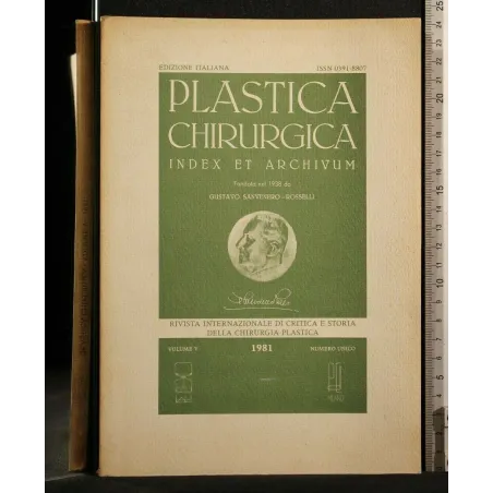 PLASTICA CHIRURGICA INDEX ET ARCHIVUM VOLUME V 1981