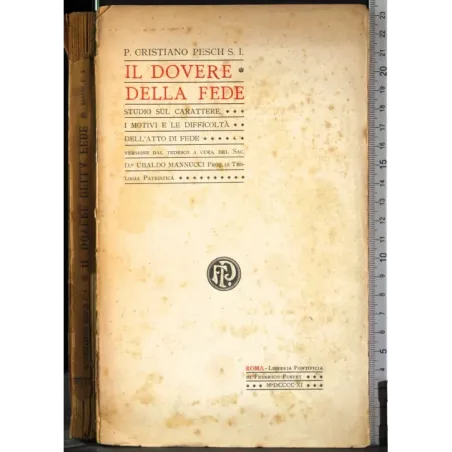 Il dovere della fede