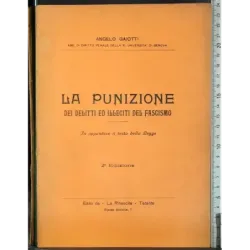 La punizione dei delitti ed del Fascismo