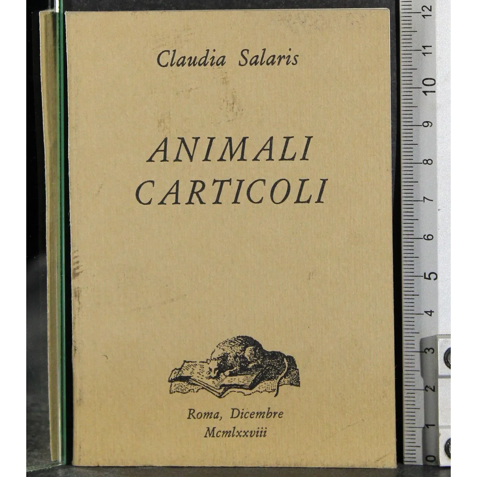 Animali carticoli. Discorsi libreschi