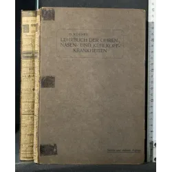 LEHRBUCH DER OHREN-NASEN UND KEHLKOPFKRANKHEITEN