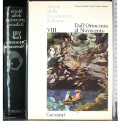 Storia letteratura Italiana VIII Ottocento al Novecento