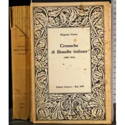 Cronache di filosofia italiana