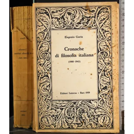 Cronache di filosofia italiana