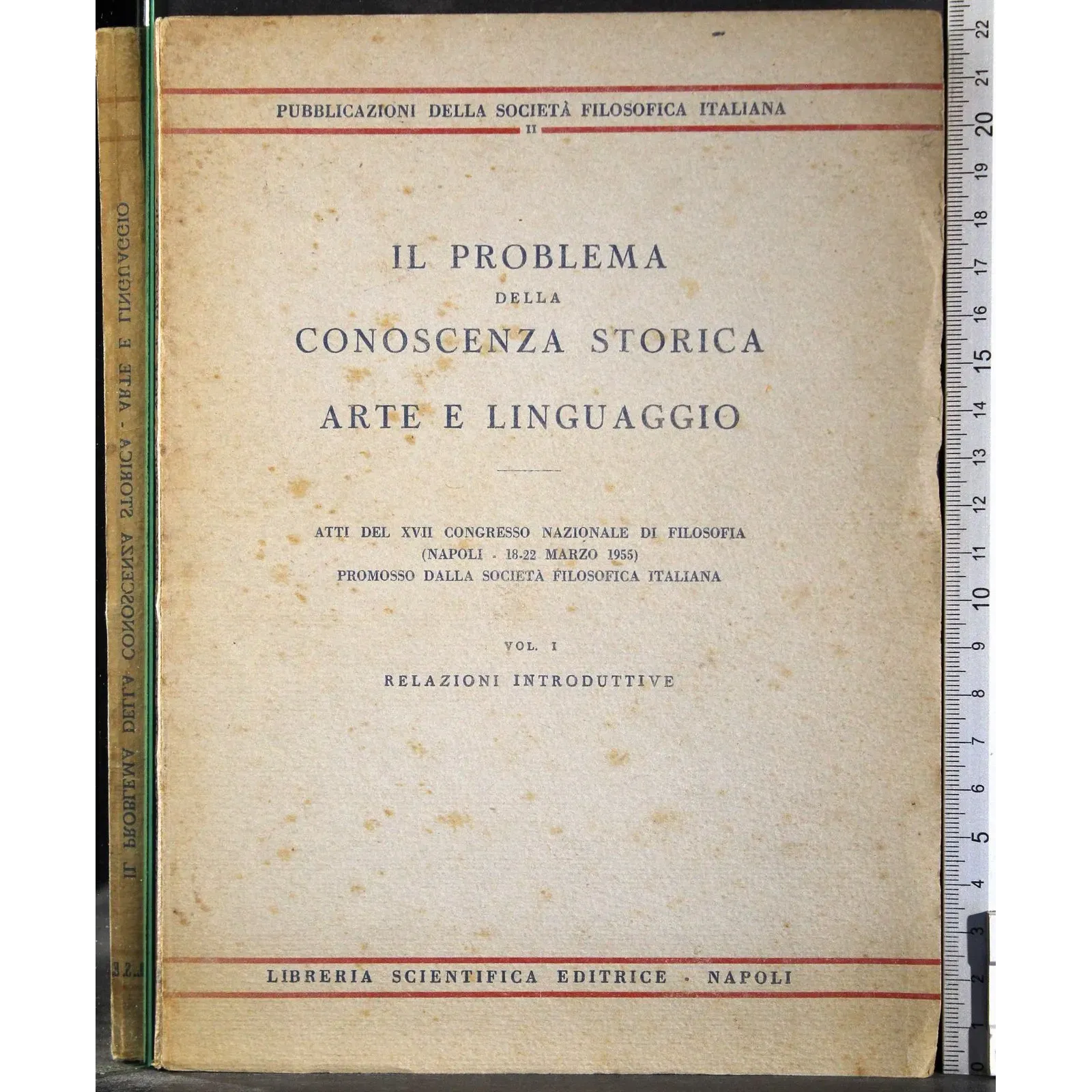 Il problema della conoscenza storica. Arte e linguaggio Vol 1