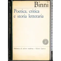 Poetica, critica e storia letteraria