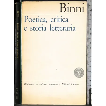 Poetica, critica e storia letteraria