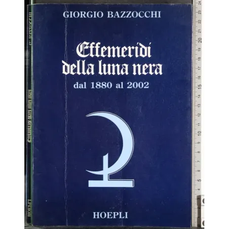 Effemeridi della luna nera dal 1880 al 2002