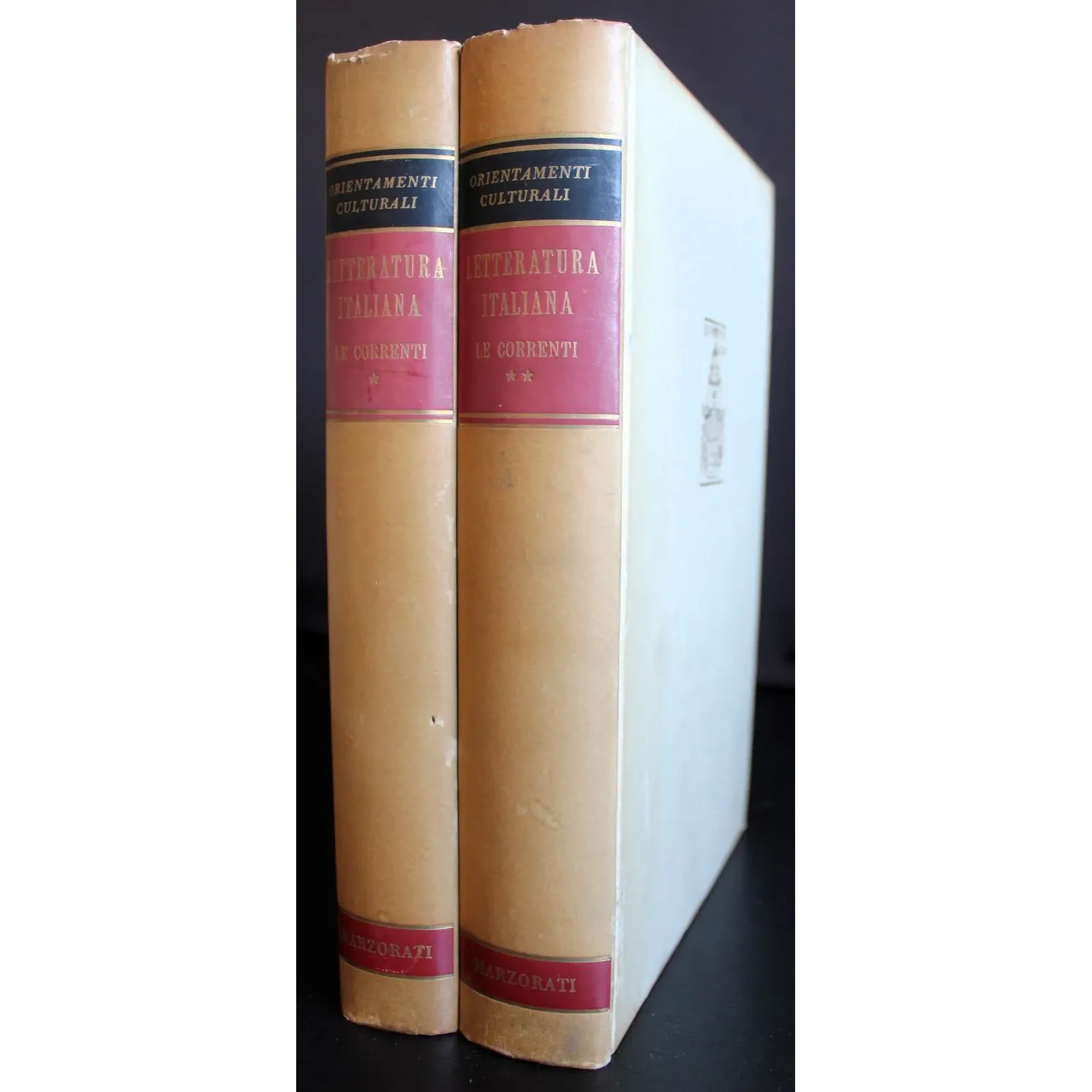 Letteratura italiana. Le correnti. Vol 1-2