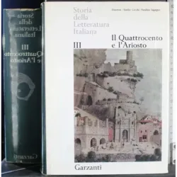 Storia letteratura italiana III. Quattrocento e L'ariosto