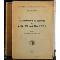 Complementi ed esercizi di analisi matematica. Vol II