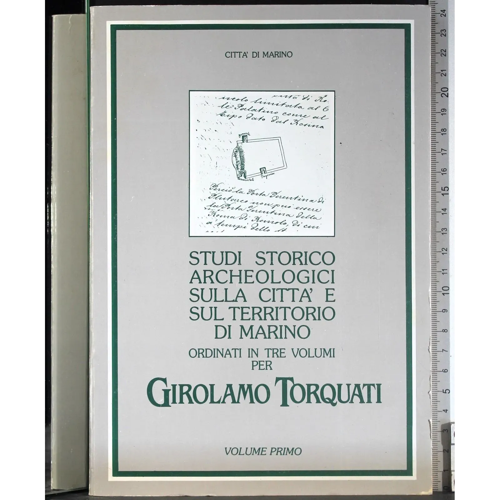 Studi storico archeologici città di Marino Vol 1