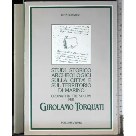 Studi storico archeologici città di Marino Vol 1
