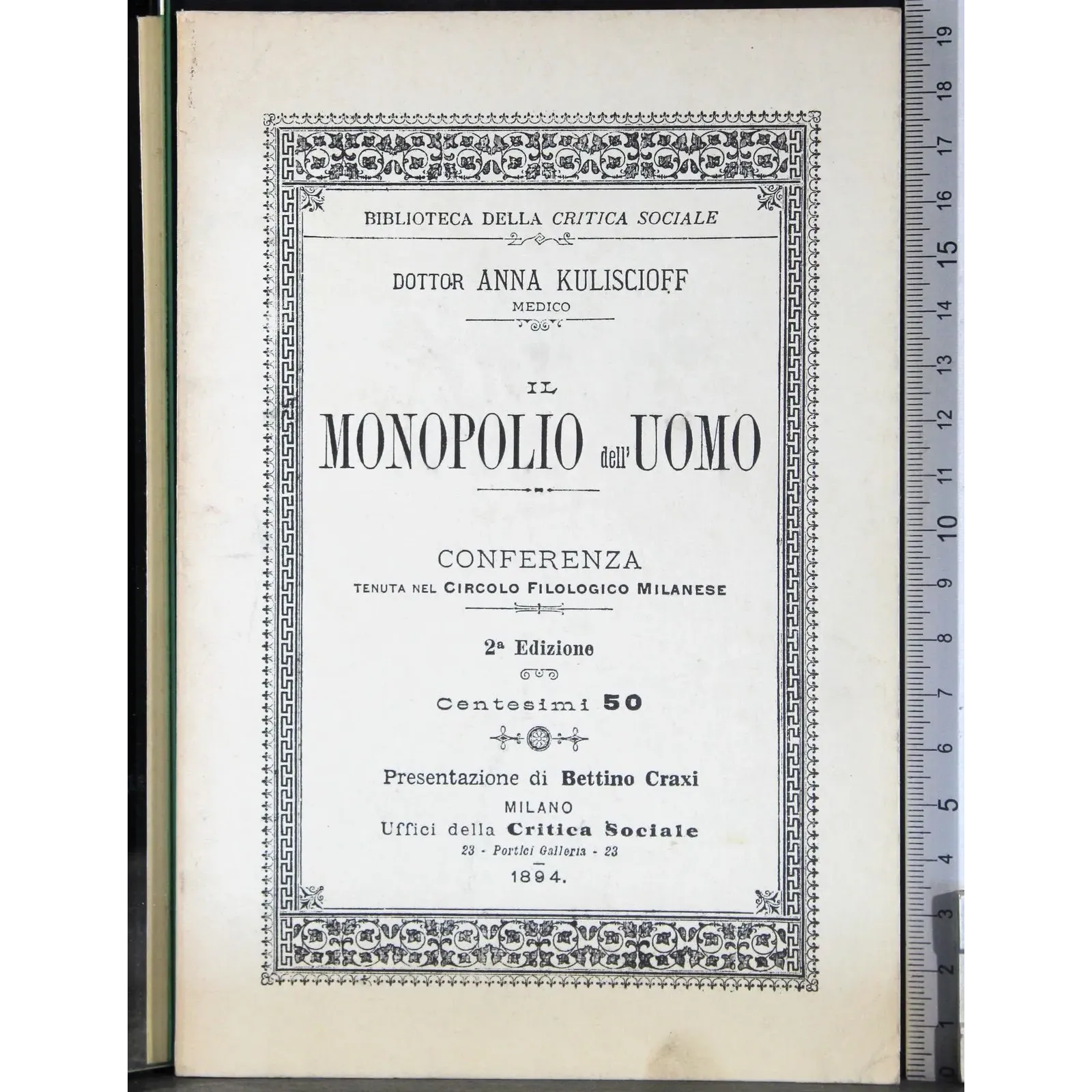 Monopolio dell'uomo