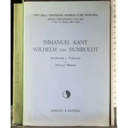 Immanuel Kant Wilhelm Von Humboldt