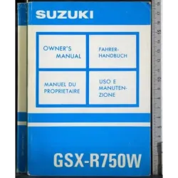 Suzuki. GSX-R750W. Uso e manutenzione
