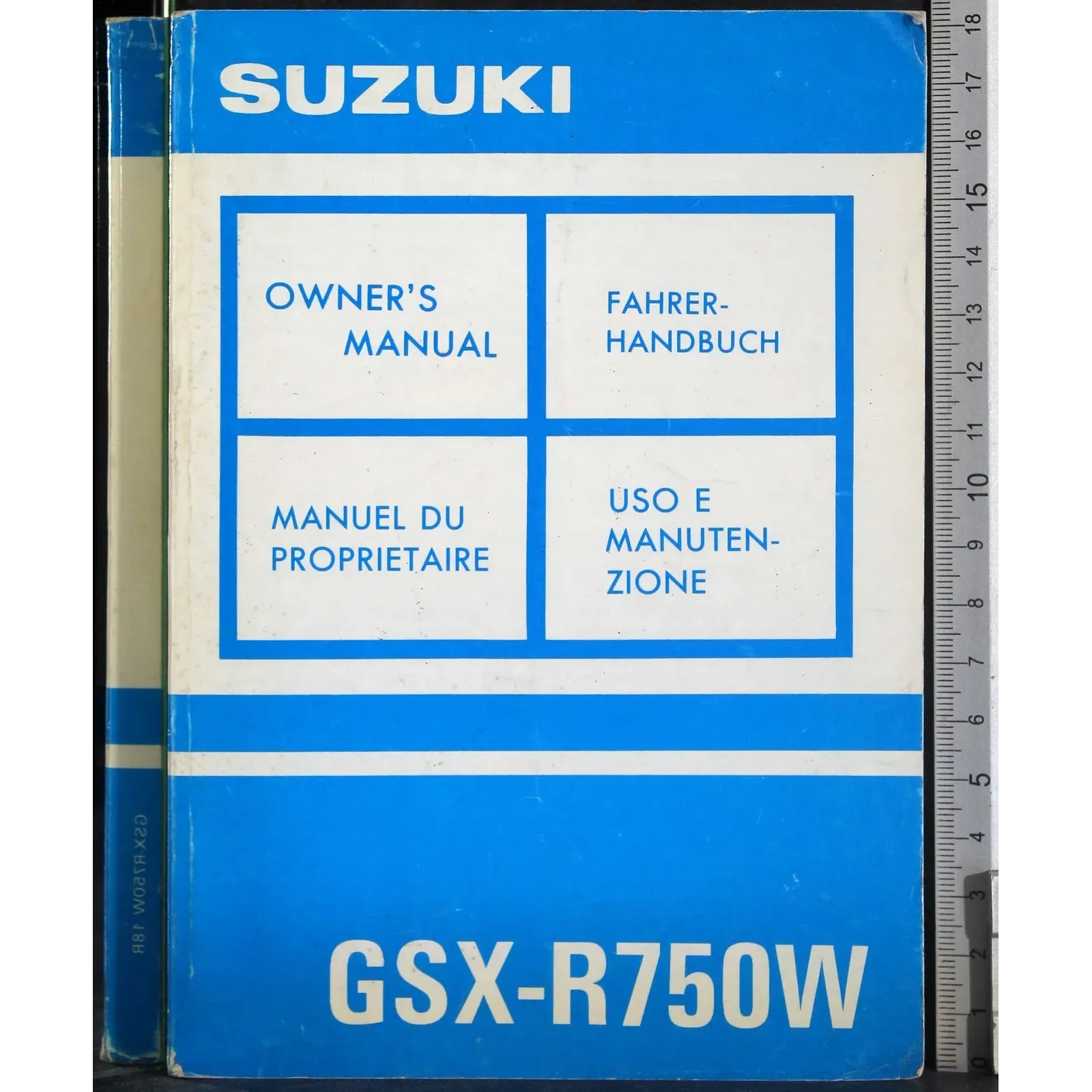 Suzuki. GSX-R750W. Uso e manutenzione