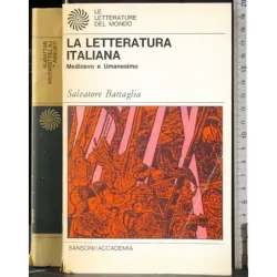 La letteratura Italiana. Tomo I
