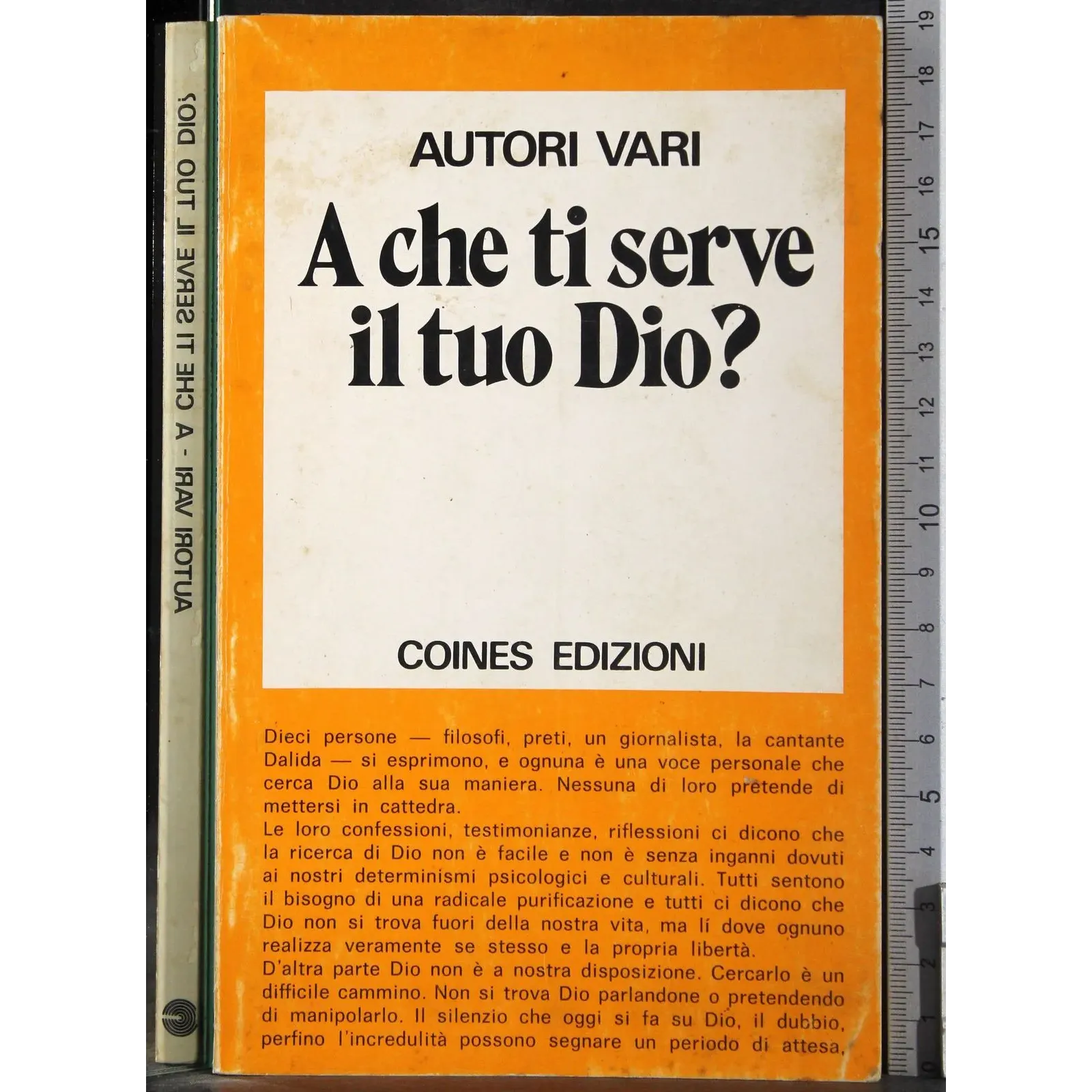 A che ti serve il tuo Dio?