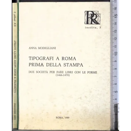 Tipografi a Roma prima della stampa