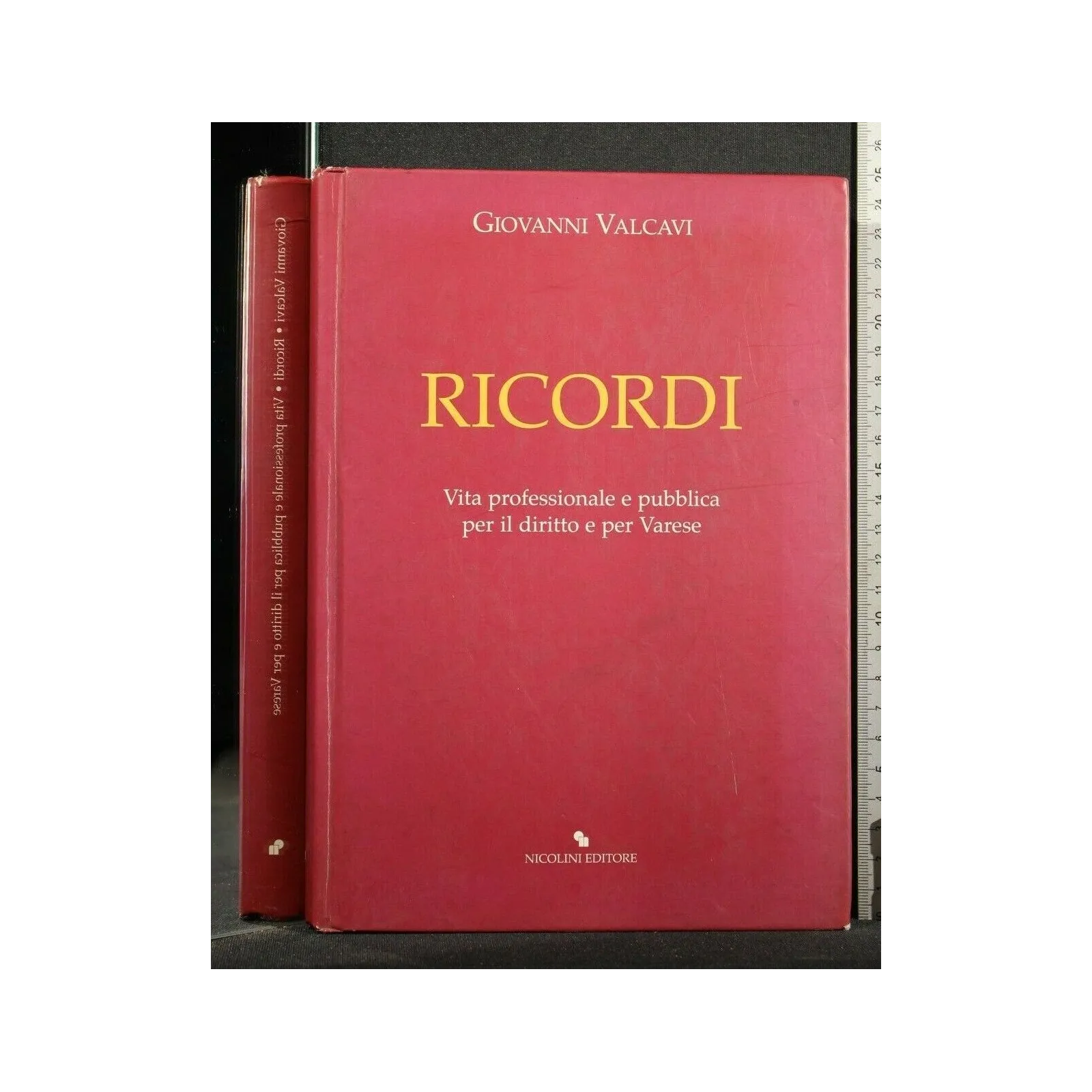 RICORDI VITA PROFESSIONALE E PUBBLICA PER IL DIRITTO E PER