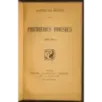 Premieres poesies