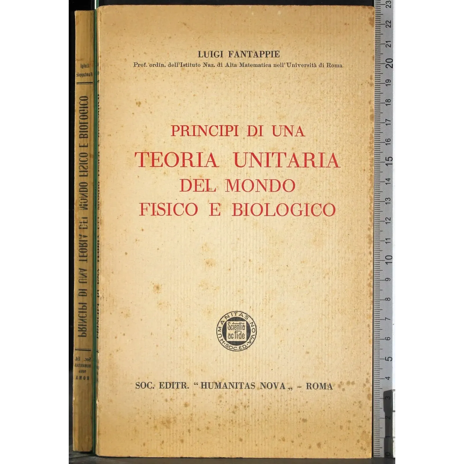 Principi teoria unitaria del mondo fisico biologico
