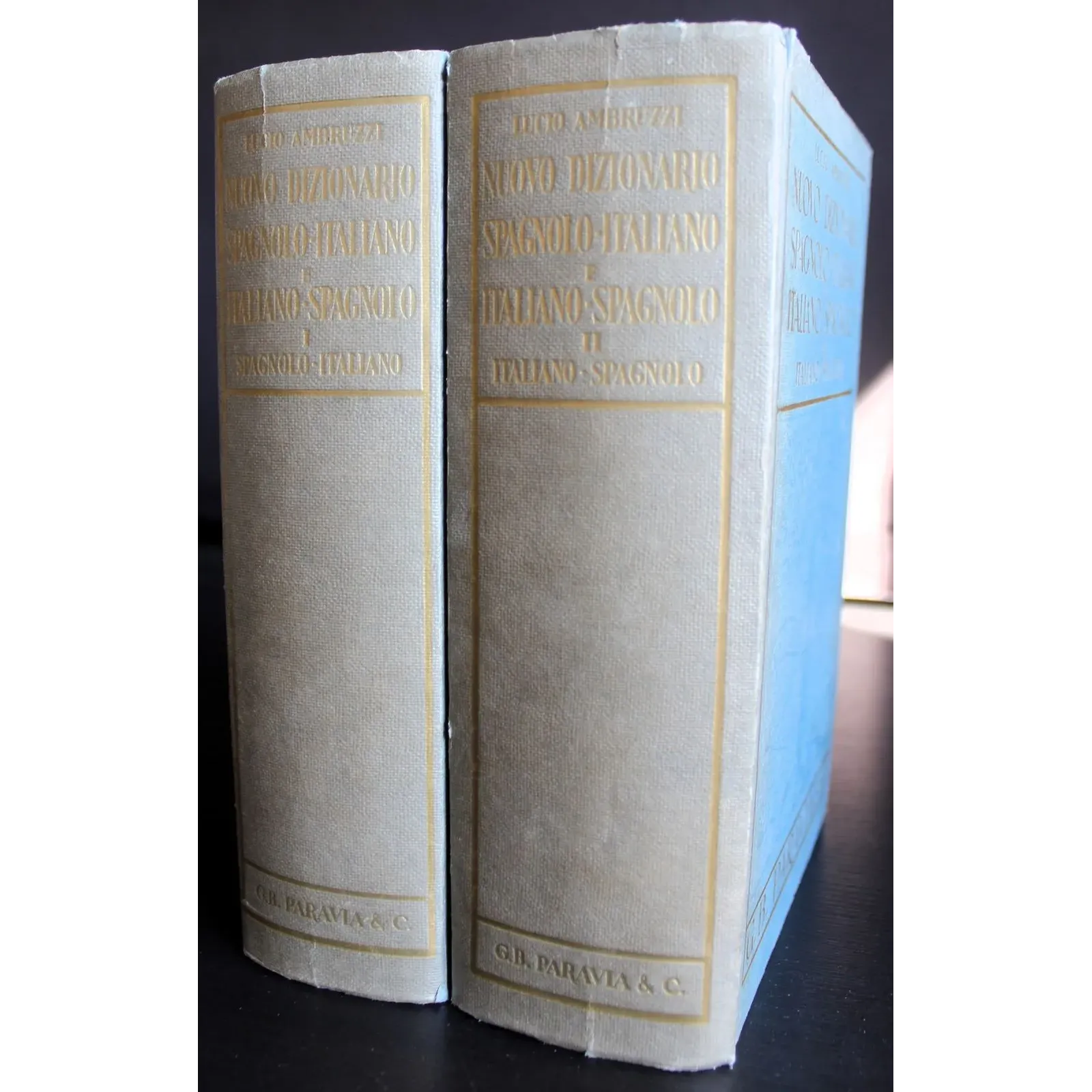 Dizianario italiano-spagnolo spagnolo-italiano. Vol I-II