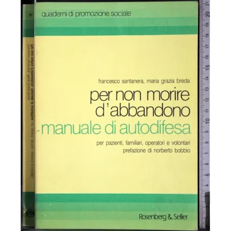 Per non morire d'abbandono manuale di atodifesa