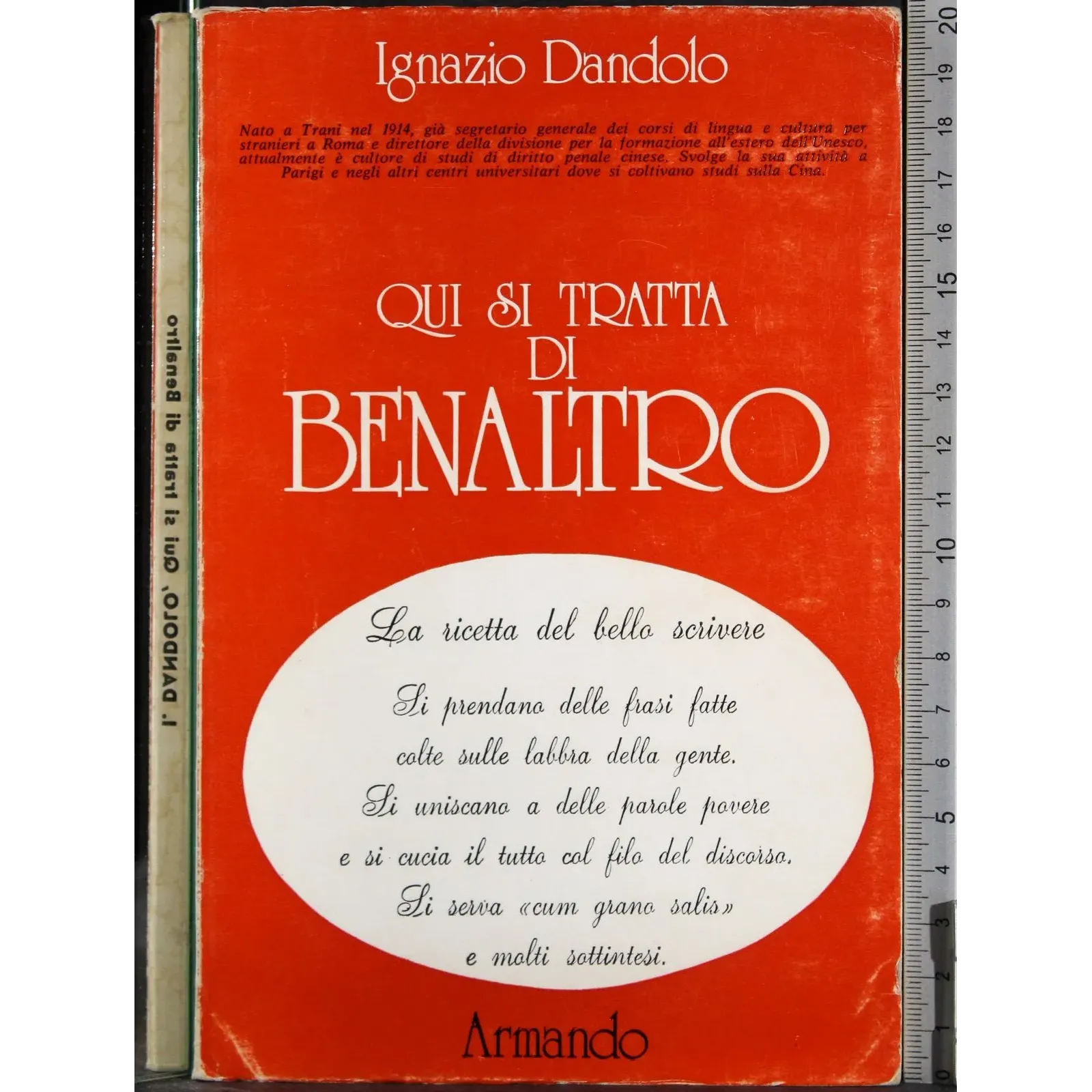 Qui si tratta di benaltro
