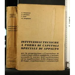 ISTITUZIONI TECNICHE A FORMA DI CAPITOLI SPECIALI DI APPALTO