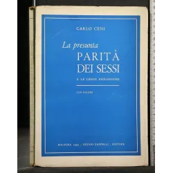 LA PRESUNTA PARITA' DEI SESSI E LE LEGGI BIOLOGICHE