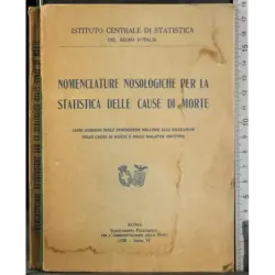 Nomenclature nosologiche per statistica cause di morte