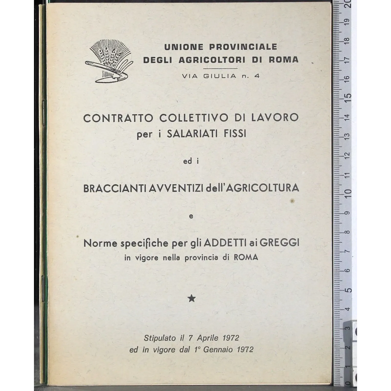 Contratto collettivo di lavoro per salariati fissi