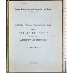 Contratto collettivo provinciale lavoro salariati fissi..