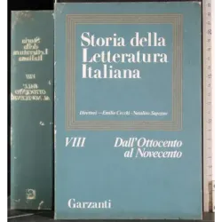 Storia Letteratura italiana 8. Dall'Ottocento al Novecento