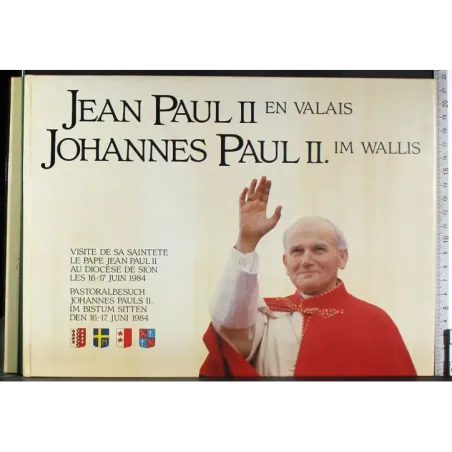 Jean paul II en Valais. Johannes Paul II im Wallis