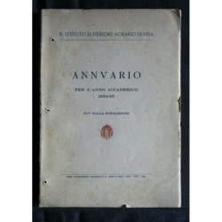 ANNUARIO PER L'ANNO ACCADEMICO 1934-35 R. ISTITUTO SUPERIORE