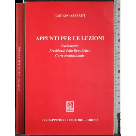Appunti per le lezioni