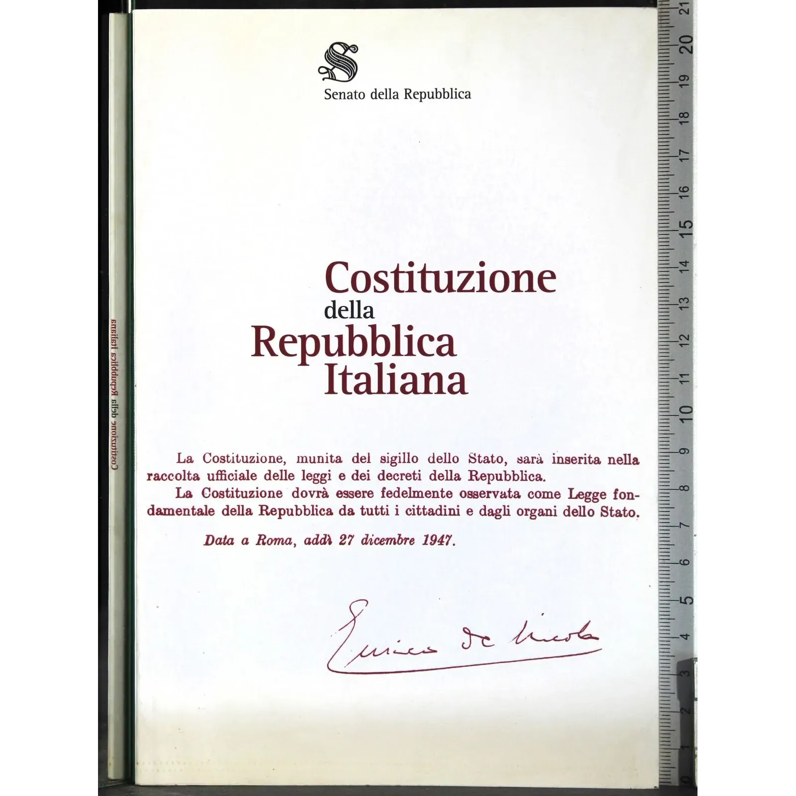 Costituzione della Repubblica Italiana